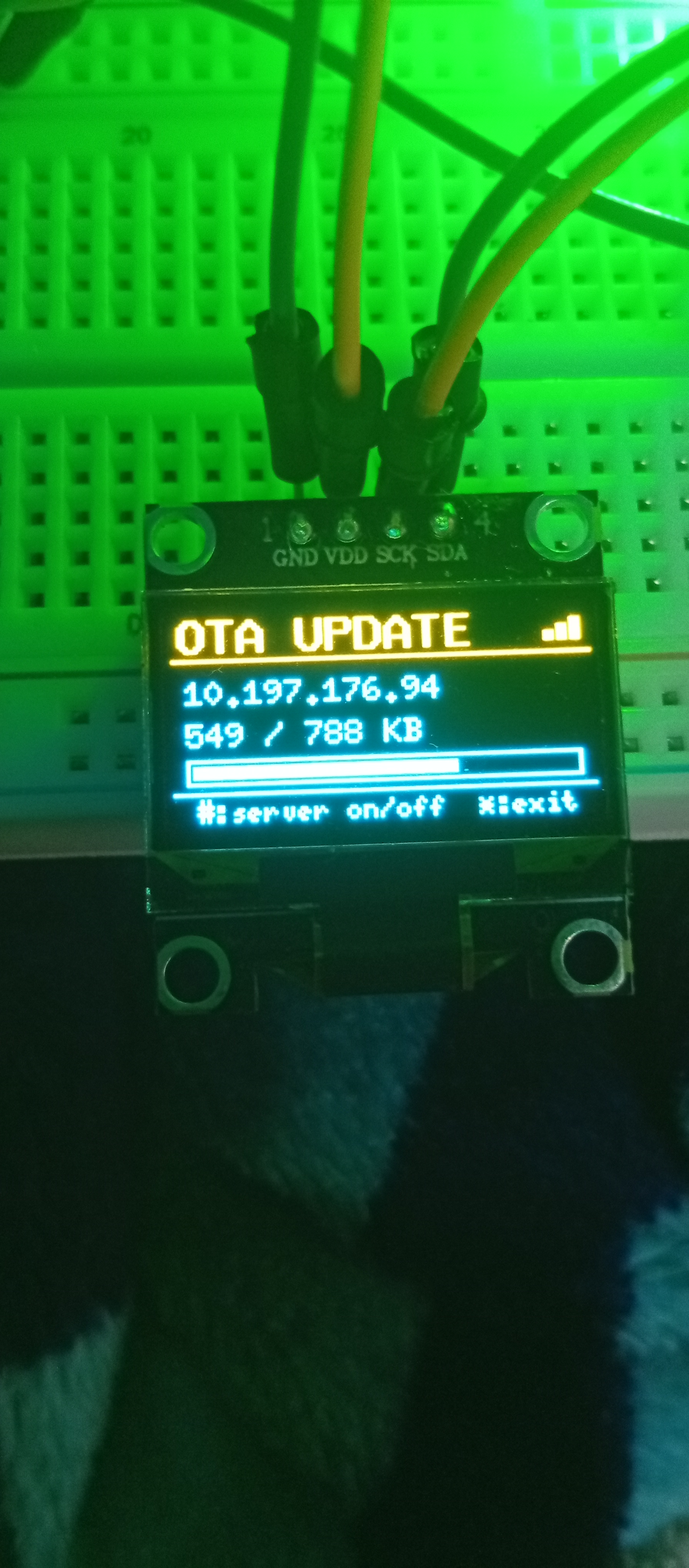 OTA Update function test